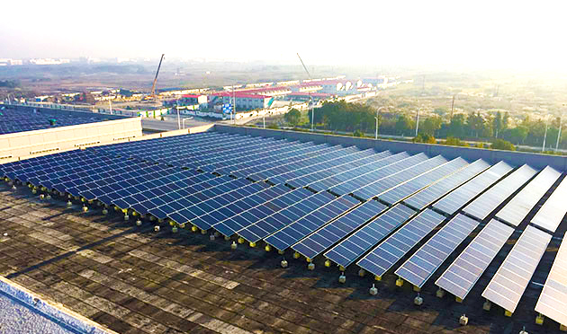 江蘇吳江敏華6.6MW工廠屋頂光伏發電項目 江蘇吳江敏華6.6MW工廠屋頂光伏發電項目