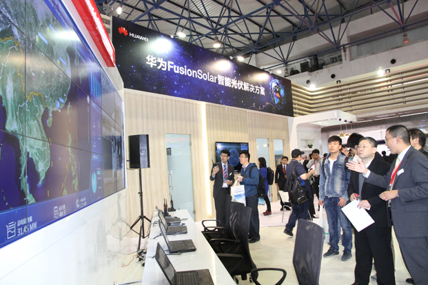 華為智能光伏3.0精彩亮相2016國際太陽能發電展